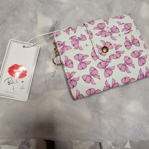 Pink Bow Women's Wallet